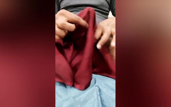 Satin And Silky: Satin silk handjob khiêu dâm - cọ xát đầu cu với satin...