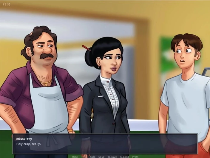 Miss Kitty 2K: Summertime Saga V0208 - Pt 272 - Pizza and Plans