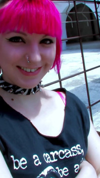 Deep Anal Sex at the Beach with the Sublime Young Punkette Punk