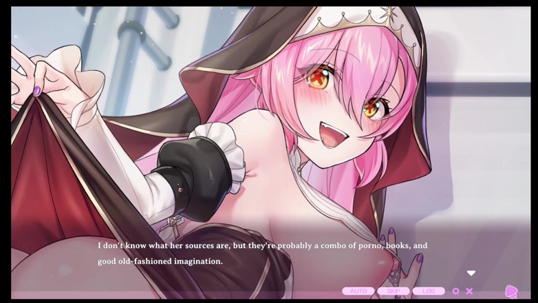 Musougaki: Kaiju Princess 2 Scenes - the Fake Nun Confession