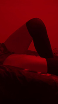 Lingerie Striptease Thick Thighs Long Black Stockings Thigh High Socks Petite Dirty-blonde PAWG 2023 Tiktok
