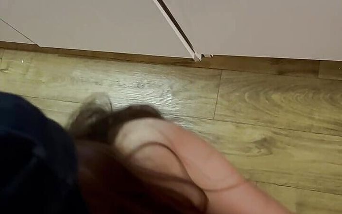 Big lips: 18 Year Old Teen Blowjob in the Kitchen