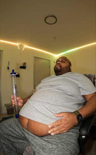 Blkhole420: Half and half Bierstick chug before bed.