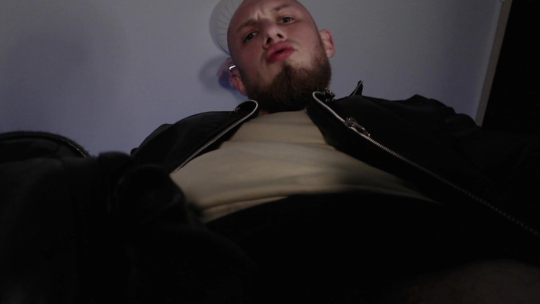 Hunky time: Dominare pulă Master masturbare în piele