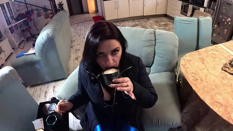 MilfyCalla: Smoking Compilation #5 - Intense JOI, Wet Mouth &amp; Cigarette Play