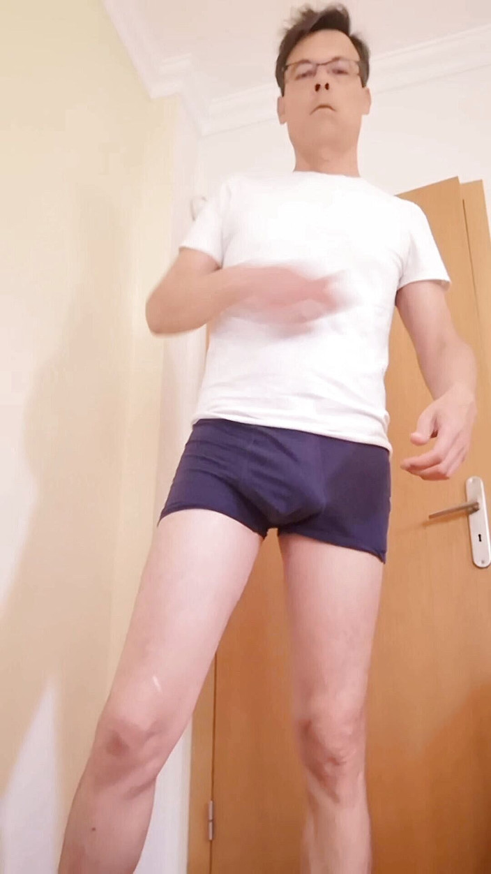 Rafael Torreano: Het slät pappa remsor naken och runkar av stönande