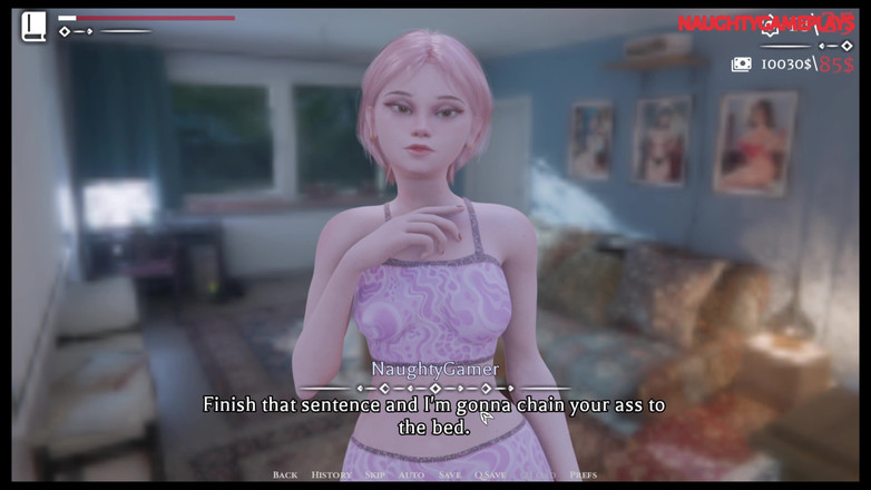 Naughty gameplays: 수갑을 사랑하는 내 소녀 (01부) - by 395games