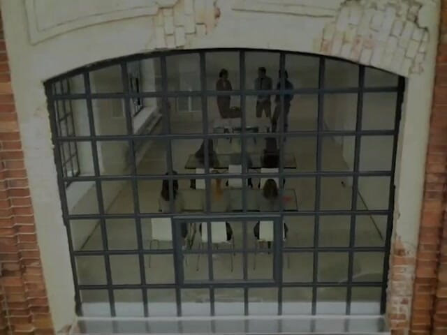 Russian Institute: Lesbian threesome and Double dildo penetration