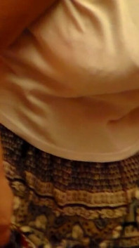Jen Flashes in the Elevator