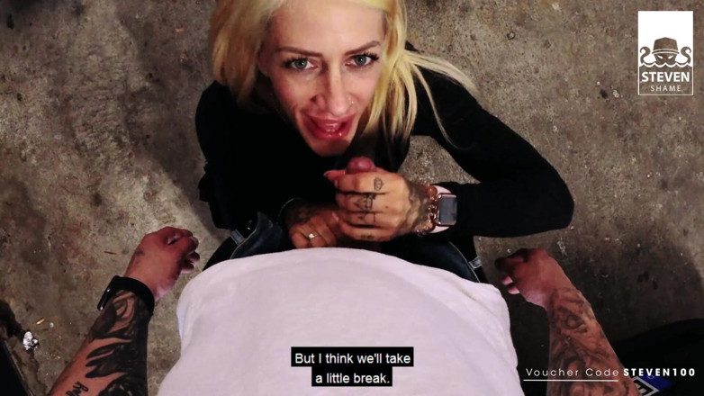 Steven Shame: Harleen van Hynten: blowjob &amp; dick ride with a shady model...