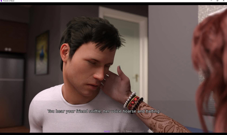 Erotic Krisso: 도움이 필요한 친구 - 섹시한 갈색 머리의 열정적인 섹스