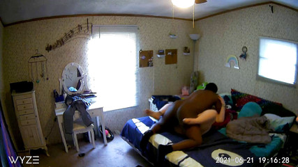 Faithful Scars: BBC fucks BBW amputee caught on sec cam