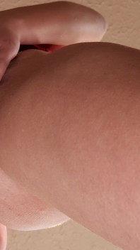Close-up View of a Hairy Pussy