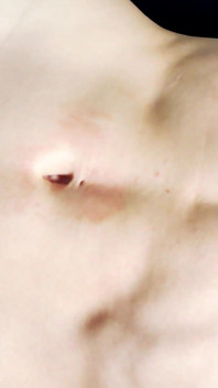 Q-tip Belly Button Tease: Mars Solo and Nadia White