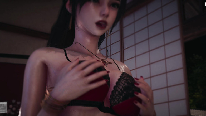 Asdfghjl2025: B025 Sclavă asiatică frumoasă cu tentabondaj stând pe față, pârțuri,...