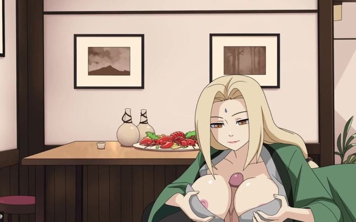 LoveSkySan69: Naruto - Kunoichi Trainer - Partea 20 - Masturbare cu țâțe Tsunade de Loveskysanx