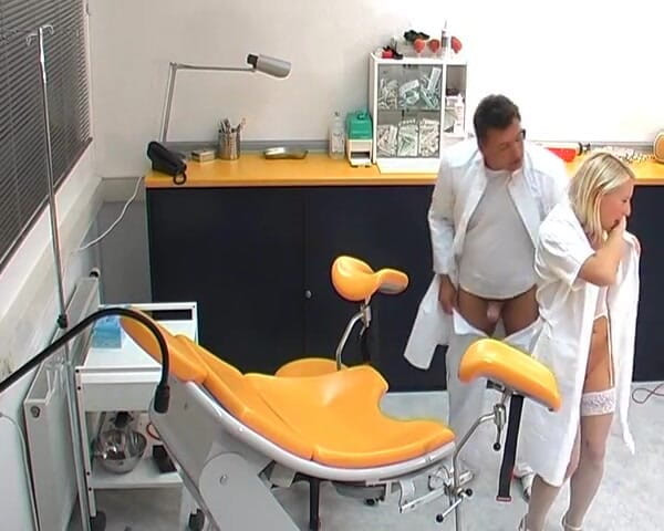Rubber & Clinic Studio - 1ATOYS: Fucked on the gyno chair