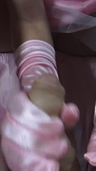 Blond Real Princess Nylons Foot Worshop and Footjob
