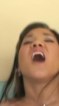 Teen Girl Kitty Gets Her Asian Pussy Slammed Hard
