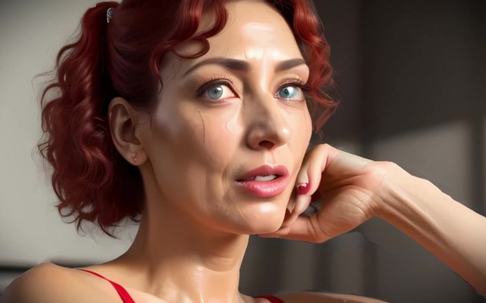 AI Porn: Сексуальная рыжая в цифровом искусстве, 3D анимация