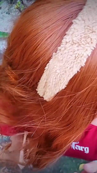 Beautiful Uninhibited Redhead Sucks and Takes a in Her Mouth