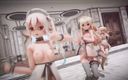 Mmd anime girls: Mmd R-18 Anime Girls Sexy Dancing (clip 3)