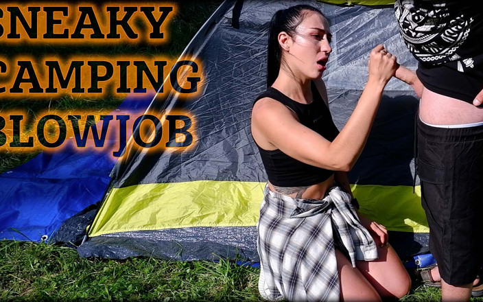YSP Studio: Sneaky Camping Blowjob Near the Tent - Angle a 4K Remastered