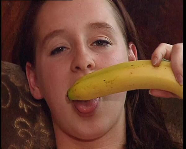 YOUR FIRST PORN: Jerks off with Banana