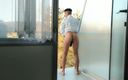 Idmir Sugary: Insertion Ben Wa Balls and Pushing Them Out on Balcony -...