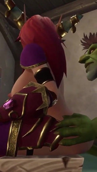 An Elf Has a Threesome with Two Goblins - Warcraft Parody
