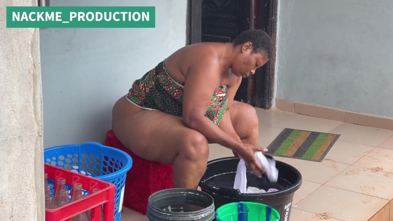 NACKME_PRODUCTION: African Mama Multitasks on a Sunday Morning