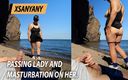 XSanyAny and ShinyLaska: Passing lady and masturbation on her.