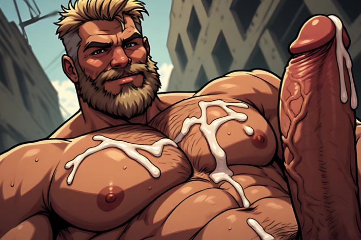 Erotic Man: Sticky Men Erotic Art