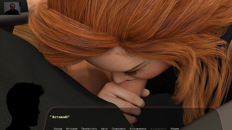 3DXXXTEEN2 Cartoon: Girl sucks the guy's dick under the table in the...