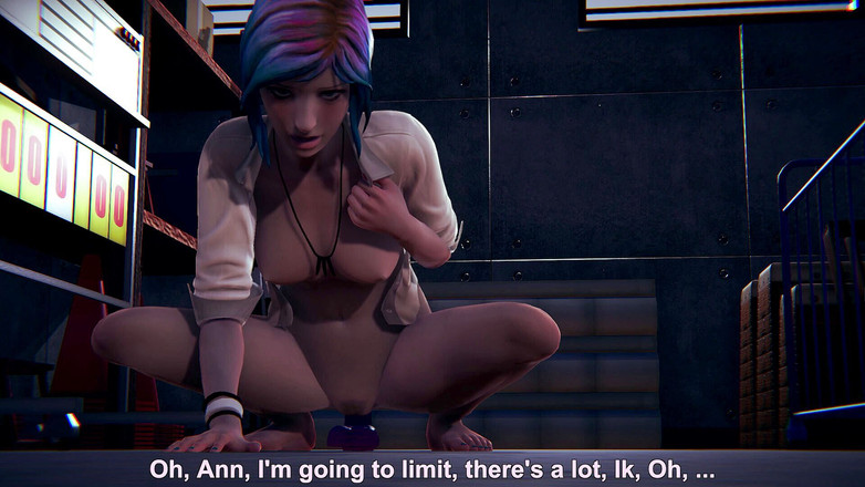 Waifu club 3D: クロエはディルドに乗って絶頂します