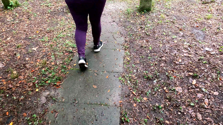Bouncy Tits Action: Punishing Her Pussy and Ass Outdoors