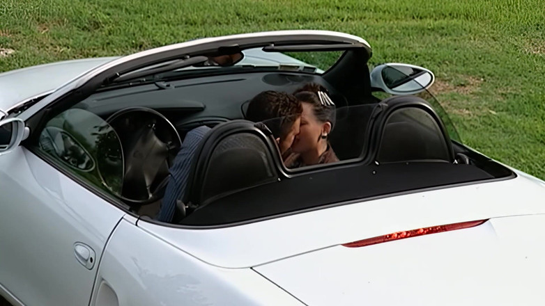 Old & Young: Rhea Strokes and Sucks Cock in the Car Until Hot...