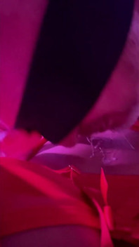 Red Latex Ignore Cum Cleanup with Latina Mianins