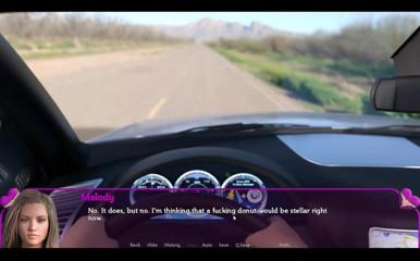 Erotic Krisso: Melody, blonde en freeloading, pipe dans une voiture