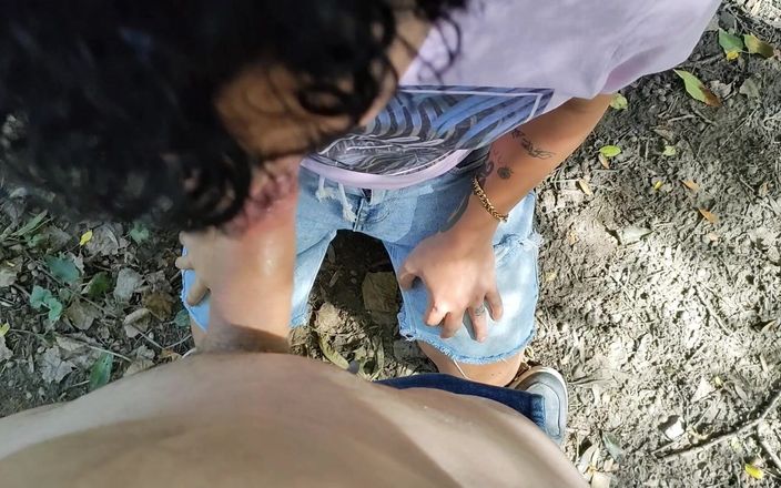 Idmir Sugary: Sucking Cock in the Park - Different Angles View - Cum on...