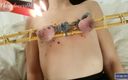 Bdsmlovers91: Empty Saggy Tits Shibari Treatment - Colored Version
