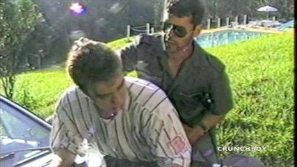 GAY VINTAGE PORN: Fucked outdoor by polica man