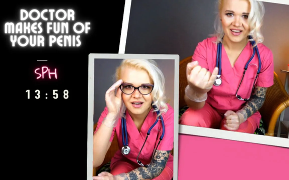 The doctor makes fun of your penis (SPH) JOI от Marlene Moore | Faphouse