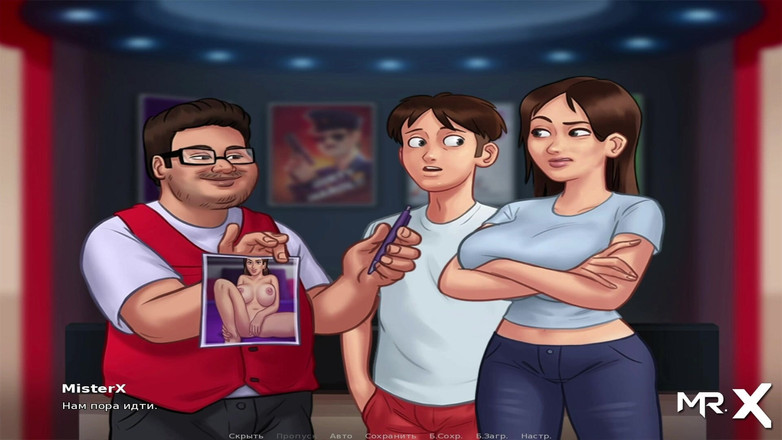 Mr Studio X: SummertimeSaga - Pohlazení kundičky v kině