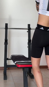 After Pregnancy I Decided to Get a Personal Trainer to Train He Fucked Me on the Bench