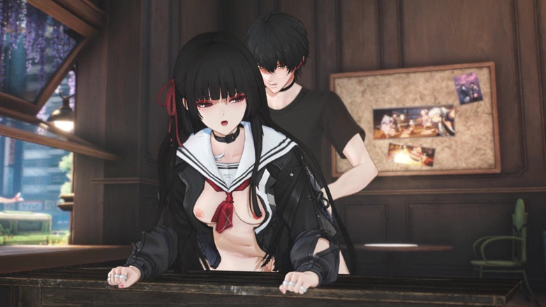 NSFWOtaku: Wuthering Waves - горячий секс Chisa, сцена 2 - 3D анимация