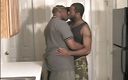 Boy Zone: Horny black gay couple banging in the kitchen