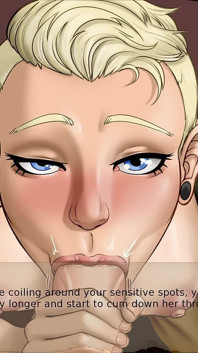 Tempat bertugas: Blondie miang dengan blowjob rambut pendek deepthroat dan pancutan mani di dalam mulut - episod 2