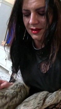 Luxury Fur & Leather Fetish - Deepthroat, Double Cum & Passionate Blowjob Ep. 326