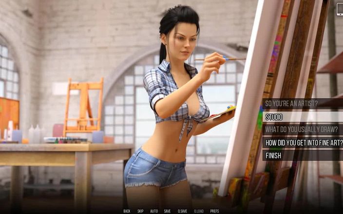 Dirty GamesXxX: University of problems: the hot girl from the art studio...